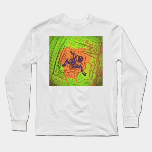 Falling Long Sleeve T-Shirt by Anthonie-georges 